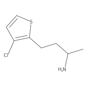 (2S)-4-(3-chlorothiophen-2-yl)butan-2-amine Structure