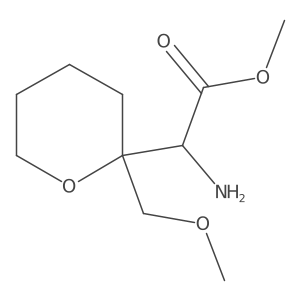 Methyl 2-amino-2-[2-(methoxymethyl)oxan-2-yl]acetate Structure