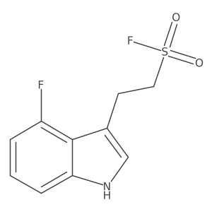 2-(4-fluoro-1H-indol-3-yl)ethane-1-sulfonyl fluoride Structure