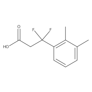 3-(2,3-Dimethylphenyl)-3,3-difluoropropanoic acid Structure