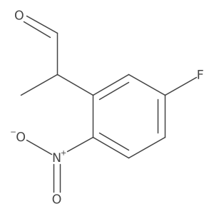 2-(5-Fluoro-2-nitrophenyl)propanal结构式