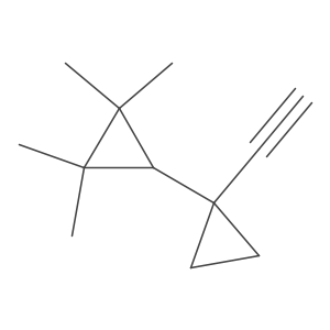 3-(1-Ethynylcyclopropyl)-1,1,2,2-tetramethylcyclopropane结构式