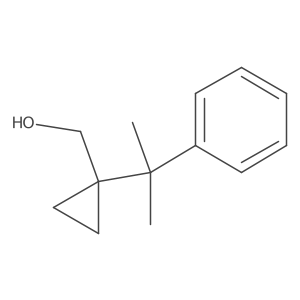 [1-(2-Phenylpropan-2-yl)cyclopropyl]methanol结构式