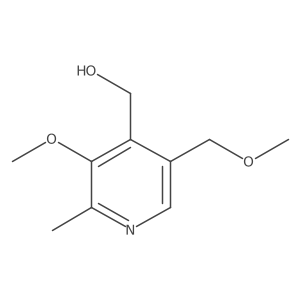 [3-Methoxy-5-(methoxymethyl)-2-methylpyridin-4-yl]methanol结构式