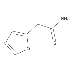 2-(1,3-Oxazol-5-yl)ethanethioamide结构式