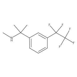 Methyl({2-[3-(pentafluoroethyl)phenyl]propan-2-yl})amine Structure