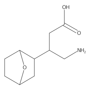 4-Amino-3-{7-oxabicyclo[2.2.1]heptan-2-yl}butanoic acid Structure