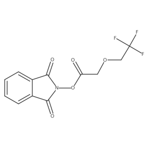1,3-dioxo-2,3-dihydro-1H-isoindol-2-yl 2-(2,2,2-trifluoroethoxy)acetate结构式