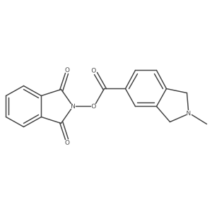 1,3-dioxo-2,3-dihydro-1H-isoindol-2-yl 2-methyl-2,3-dihydro-1H-isoindole-5-carboxylate结构式