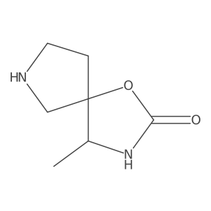 4-Methyl-1-oxa-3,7-diazaspiro[4.4]nonan-2-one Structure