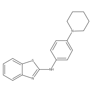N-(4-(Piperidin-1-yl)phenyl)benzo[d]thiazol-2-amine Structure