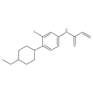 N-[4-(4-Ethylpiperazin-1-yl)-3-fluorophenyl]prop-2-enamide Structure
