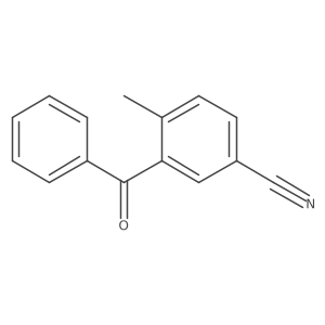 Benzonitrile, 3-benzoyl-4-methyl- Structure