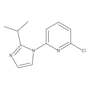 2-chloro-6-[2-(propan-2-yl)-1H-imidazol-1-yl]pyridine Structure