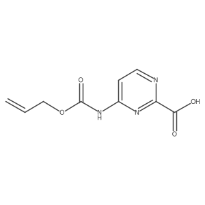4-{[(Prop-2-en-1-yloxy)carbonyl]amino}pyrimidine-2-carboxylic acid Structure