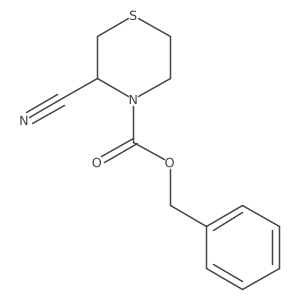 Benzyl 3-cyanothiomorpholine-4-carboxylate Structure