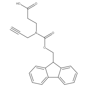 3-({[(9H-fluoren-9-yl)methoxy]carbonyl}(prop-2-yn-1-yl)amino)propanoic acid结构式