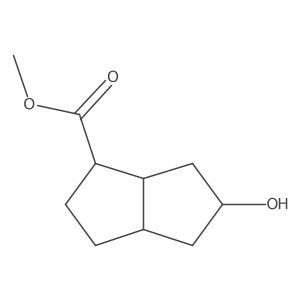 Methyl 5-hydroxyoctahydropentalene-1-carboxylate结构式