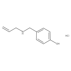 4-{[(Prop-2-en-1-yl)amino]methyl}phenol hydrochloride Structure