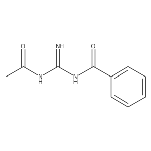 N-[(phenylformamido)methanimidoyl]acetamide Structure