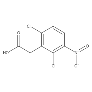 2,6-Dichloro-3-nitrophenylacetic acid Structure