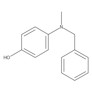 4-(Benzyl-methyl-amino)-phenol结构式