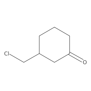 3-(Chloromethyl)cyclohexanone Structure
