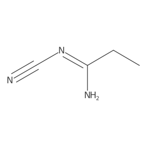 N-Cyanopropanimidamide Structure