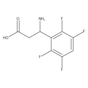 3-Amino-3-(2,3,5,6-tetrafluorophenyl)propanoic acid Structure
