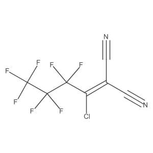 2-(1-Chloro-2,2,3,3,4,4,4-heptafluorobutylidene)malononitrile Structure