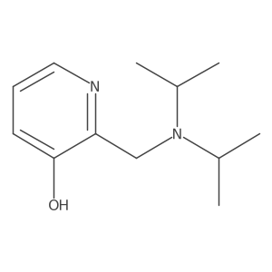 2-[[Bis(1-methylethyl)amino]methyl]-3-pyridinol Structure