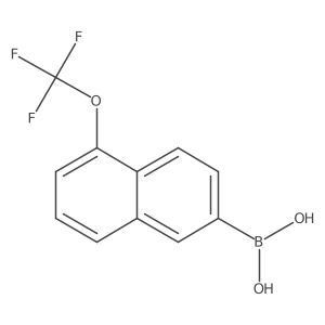 1-(Trifluoromethoxy)naphthalene-6-boronic acid Structure