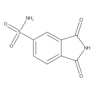 1,3-dioxo-2,3-dihydro-1H-isoindole-5-sulfonamide结构式