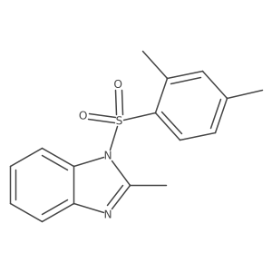 1-(2,4-dimethylbenzenesulfonyl)-2-methyl-1H-1,3-benzodiazole Structure