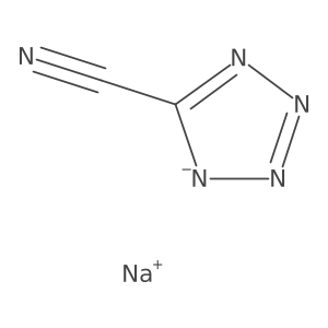 sodium 5-cyano-1H-1,2,3,4-tetrazol-1-ide结构式