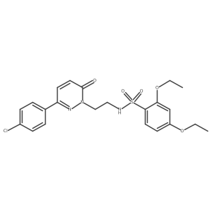 N-(2-(3-(4-chlorophenyl)-6-oxopyridazin-1(6H)-yl)ethyl)-2,4-diethoxybenzenesulfonamide Structure