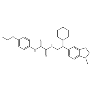 N1-(4-ethoxyphenyl)-N2-(2-(1-methylindolin-5-yl)-2-(piperidin-1-yl)ethyl)oxalamide Structure