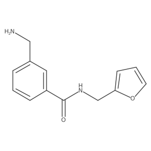 3-(aminomethyl)-N-(furan-2-ylmethyl)benzamide Structure