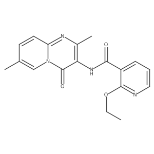 N-(2,7-dimethyl-4-oxo-4H-pyrido[1,2-a]pyrimidin-3-yl)-2-ethoxynicotinamide结构式