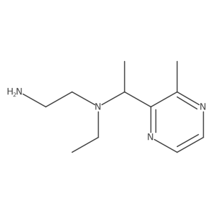 N1-Ethyl-N1-(1-(3-methylpyrazin-2-yl)ethyl)ethane-1,2-diamine结构式