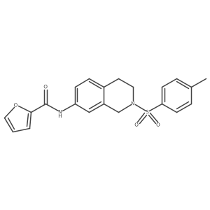 N-(2-tosyl-1,2,3,4-tetrahydroisoquinolin-7-yl)furan-2-carboxamide Structure