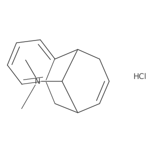 (1S,9S,13R)-N,N-dimethyltricyclo[7.3.1.02,7]trideca-2,4,6,10-tetraen-13-amine;hydrochloride结构式
