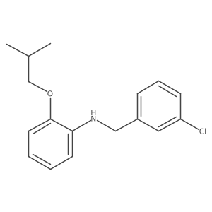 N-(3-Chlorobenzyl)-2-isobutoxyaniline Structure