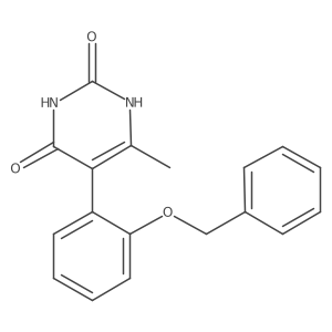 5-[2-(benzyloxy)phenyl]-6-methylpyrimidine-2,4(1H,3H)-dione Structure