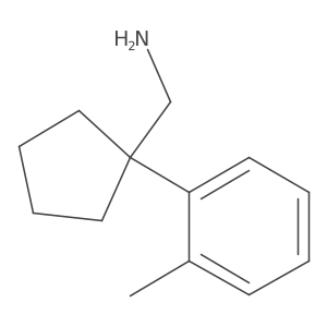 1-(2-Methylphenyl)cyclopentanemethanamine Structure