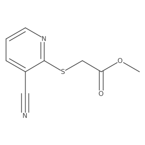 Methyl [(3-cyanopyridin-2-yl)thio]acetate Structure