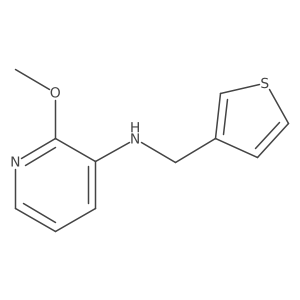 2-methoxy-N-(thiophen-3-ylmethyl)pyridin-3-amine Structure