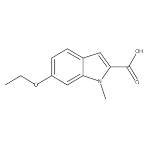 6-Ethoxy-1-methyl-1H-indole-2-carboxylic acid Structure