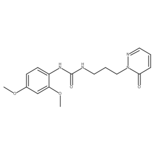 1-(2,4-dimethoxyphenyl)-3-(3-(6-oxopyridazin-1(6H)-yl)propyl)urea Structure
