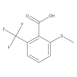 2-(Methylthio)-6-(trifluoromethyl)benzoic acid Structure